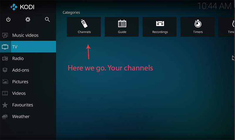 installation kodi